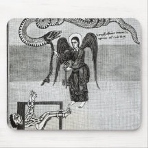 The Angel, holding the Keys of Hell Mouse Pads