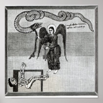 The Angel, holding the Keys of Hell Print