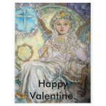 The angel of the Christmas rose., Happy Valentine. Letterhead