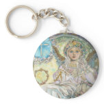The angel of the Christmas rose. Keychains