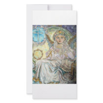 The angel of the Christmas rose. photo cards