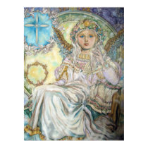 The angel of the Christmas rose. posters by 10240025 The angel of the Christmas rose. posters