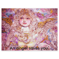 The angel of the Golden pearl., An angel saves ... Personalized Letterhead