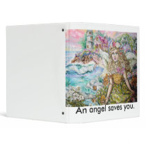 The angel of the pearl shellfish., An angel sav... Binder