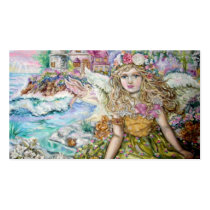 The angel of the pearl shellfish. business cards by 10240025 The angel of the pearl shellfish. business cards