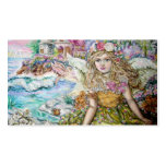 The angel of the pearl shellfish. business cards
