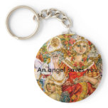 The angel of the poinsettia., An angel saves you. Key Chains