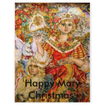 The angel of the poinsettia., Happy Mary Christ... Personalized Letterhead
