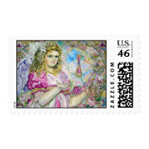 The angel of the rose quartz clock. postage by 10240025 The angel of the rose quartz clock. postage