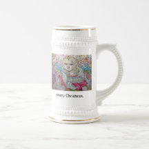 The angel of the ruby., Merry Christmas. Coffee Mugs