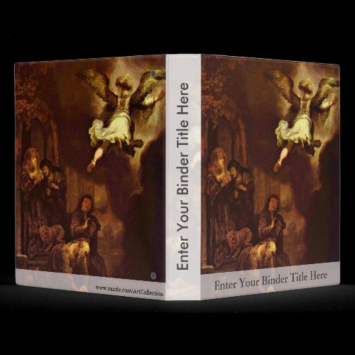 The Angel Raphael Leaving The Family Of Tobit. Vinyl Binder