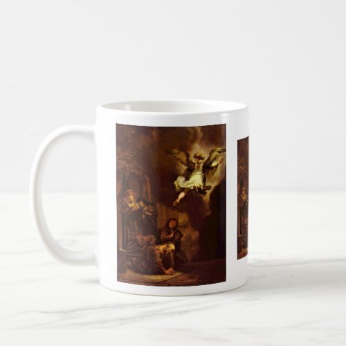 The Angel Raphael Leaving The Family Of Tobit. Mugs