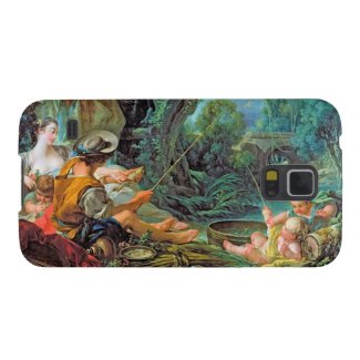 The Angler Boucher Francois rococo scene painting Galaxy S5 Covers