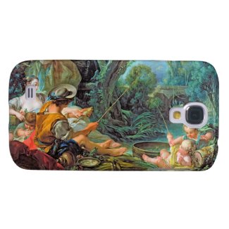 The Angler Boucher Francois rococo scene painting Samsung Galaxy S4 Cases