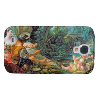 The Angler Boucher Francois rococo scene painting Samsung Galaxy S4 Cases