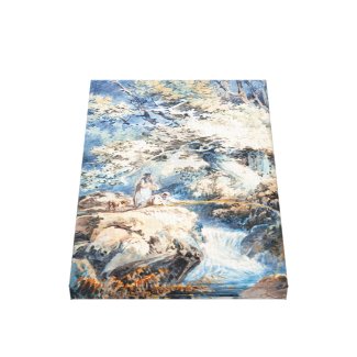 The Angler Joseph Mallord William Turner ART Gallery Wrap Canvas