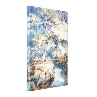 The Angler Joseph Mallord William Turner ART Gallery Wrap Canvas