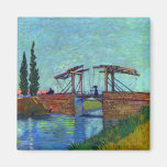 The Anglois Bridge at Arles  by Vincent van Gogh Refrigerator Magnet