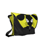 The Angry Bunny Silhouette Messenger Bag