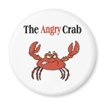The Angry Crab Fridge Magnet