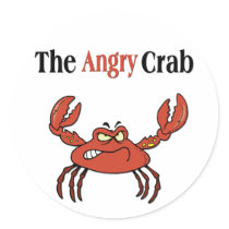 The Angry Crab stickers
