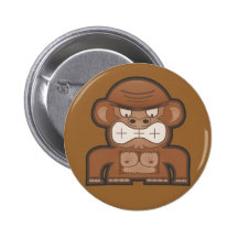 The Angry Donkey Monkey - Customizable Background Button