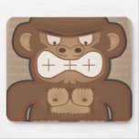 The Angry Donkey Monkey - Muted Mouse Pad