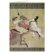 The Angry Horse Greeting Card