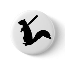 The Angry Squirrel buttons by Buttonpusher The Angry Squirrel buttons