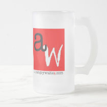 The Angry Waiter Beer Mug - Red Square