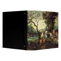 The Animals Entering Noah's Ark Vinyl Binder