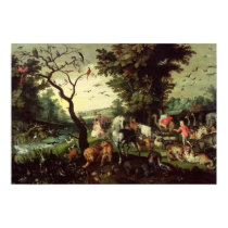 The Animals Entering Noah's Ark Print