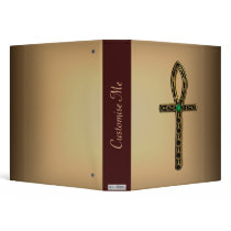 The Ankh (gold) Vinyl Binders