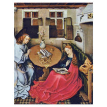 The Annunciation By Campin Robert (Best Quality) Flyer