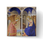 The Annunciation by Fra Angelico Buttons