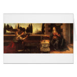 The Annunciation by Leonardo Da Vinci c. 1472-1475 Greeting Cards