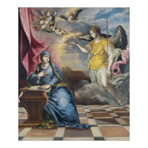 The Annunciation - El Greco Poster