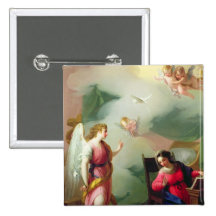 The Annunciation Pinback Buttons