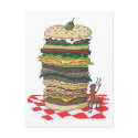 The Ant and the Big Sandwich postcards