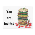 The Ant and the Big Sandwich Post Card