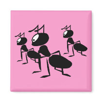 The Ants Go Marching - Add Your Own Text! Magnets