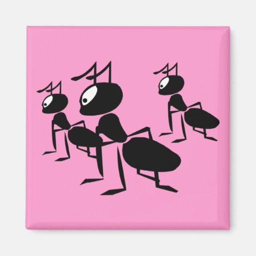 The Ants Go Marching - Add Your Own Text! Magnets