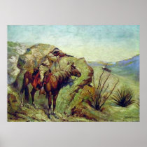 The Apache Canvas Print
