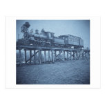The Appalling Accident at Farmington River (Cyan) Postcard