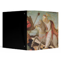 The Apparition of St. Ambrose 3 Ring Binders