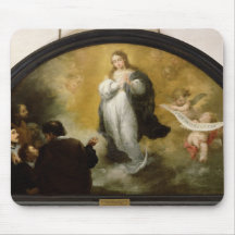 The Apparition of the Virgin, 1665 Mouse Pads