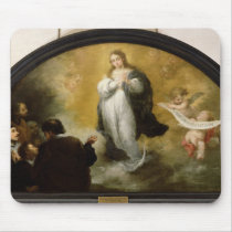 The Apparition of the Virgin, 1665 Mouse Pads