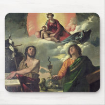 The Apparition of the Virgin to the Saints John th Mousepads