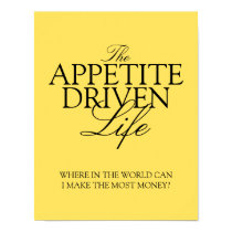 The Appetite-Driven poster posters
