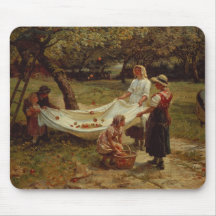 The Apple Gatherers, 1880 Mousepads